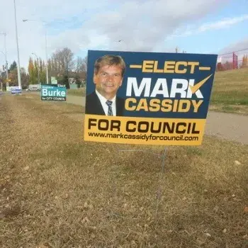 Election Sign Grande Prairie​