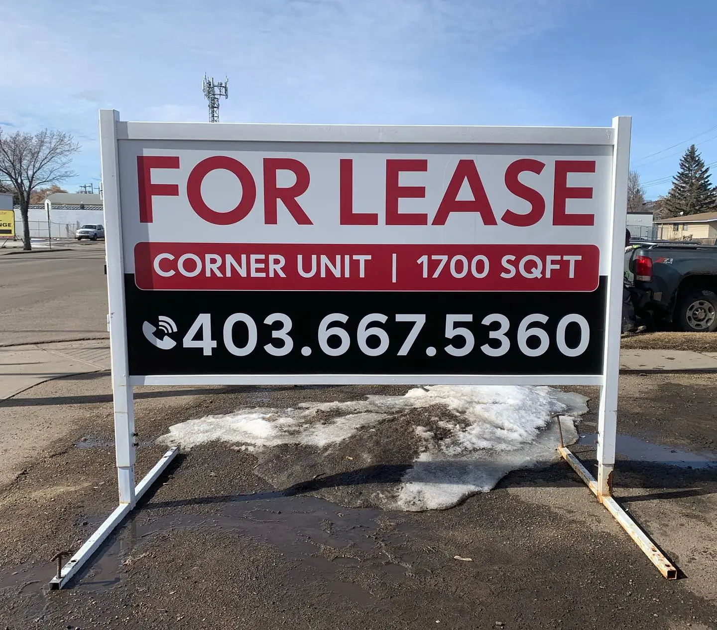 Grande Prairie​ For Lease Signs