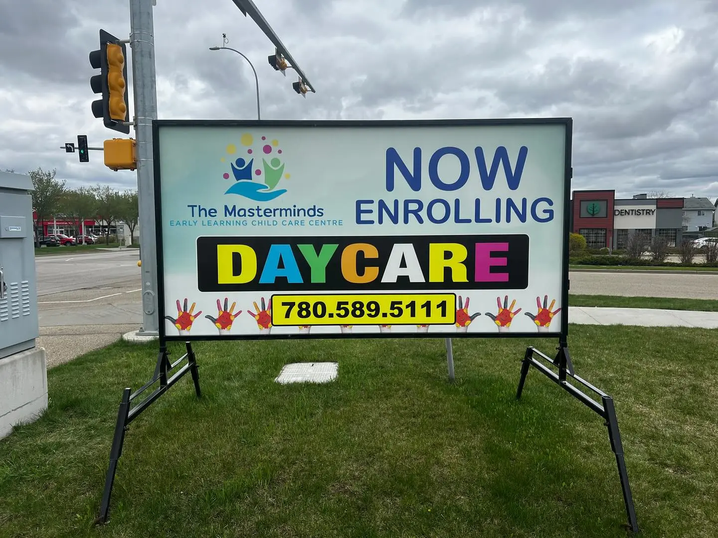 School Sign Grande Prairie
